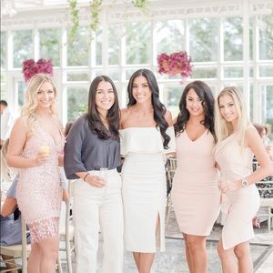 X REVOLVE DRAGONTAIL MIDI DRESS